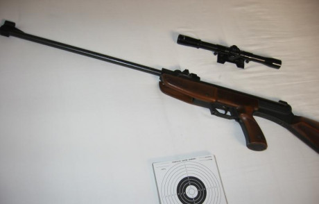 Vendo carabina aire comprimido GAMO, Modelo Gamatic, Calibre 4,5, Con visor Kassnar 4 x 20
Precio 140 01