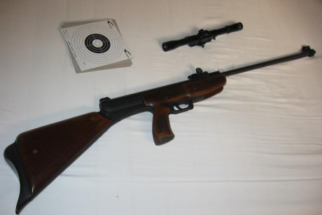 Vendo carabina aire comprimido GAMO, Modelo Gamatic, Calibre 4,5, Con visor Kassnar 4 x 20
Precio 140 00