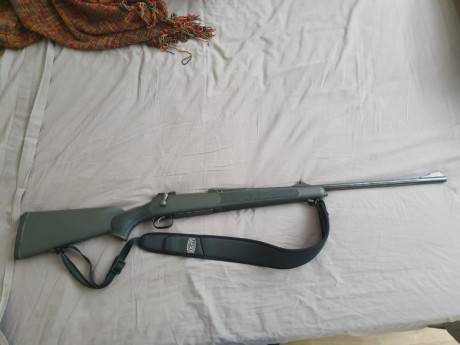 Mi amigo Jaime, vende  rifle Mauser m03 del calibe 7 mm RM  por dejar la caza. Estado impecable, con cañon 10