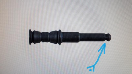 En ventas estas dos piezas de escopeta benelli m4 
Palanca tirador carro  (Vendida)
Anilla delantera de 20