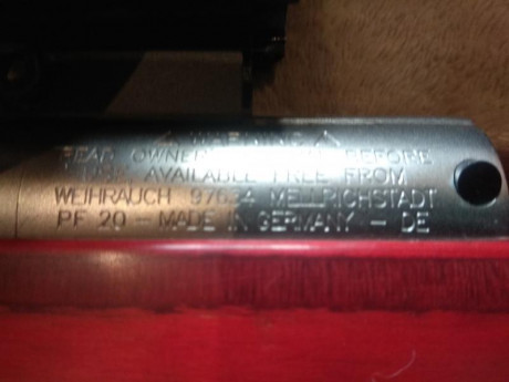Por necesidad de hacer hueco pongo a la venta una de mis máquinas. Se trata de una Weihrauch Hw97k calibre 20