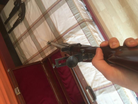 Vendo Alexander Henry cal. 45 de AMR, cañón octogonal de 82 centímetros y paso 1:20, diopter y túnel. 01