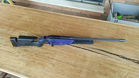 Se vende rifle BLASER UIT R93 con cañon pesado acanalado calibre 308 win en muy buen estado, revisado 01