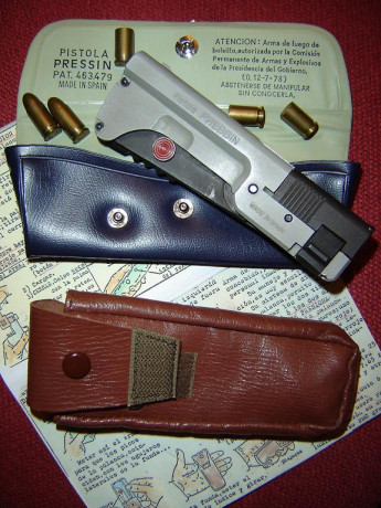 Buenas.
Estoy interesado en adquirir fundas (color rojo, verde...)de la pistola española Pressin y sus 00
