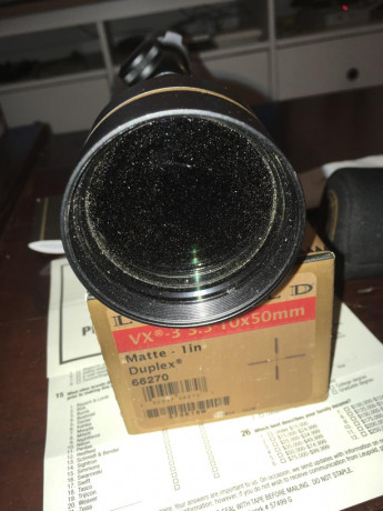 Se vende visor leupold vx3 3.5-10x50 mm. en perfecto estado, cambiado por comprar swarovski, se entrega 01