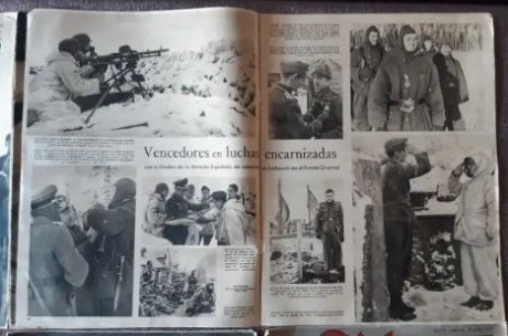 7 números, 6 en español y 1 en alemán. Números 1-4 de 1943, los demás son sueltos. 
Revistas propagandísticas 10