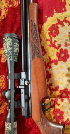 Vendo rifle pcp air arms s 510 xs regulada , comprada en febrero del 2019 en perfecto estado ha tirado 02