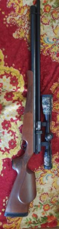 Vendo rifle pcp air arms s 510 xs regulada , comprada en febrero del 2019 en perfecto estado ha tirado 00