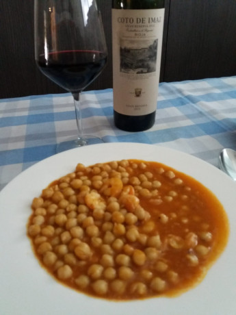 Hoy para comer acelgas hervidas y chuletón de vaca gallega vieja con seis semanas de maduración en cámara 120