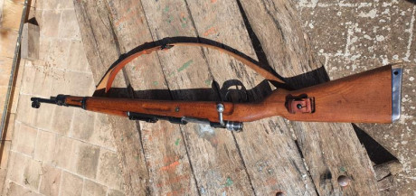 El rifle se encuentra en unas condiciones muy muy buenas tanto de mecanismos(el cerrojo va bien suave), 00