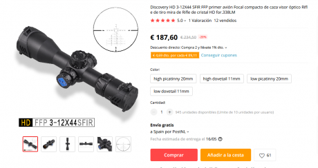 Saludos a todos,
Llevo varios días investigando sobre este tema ya que quiero adquirir mi primera carabina, 110