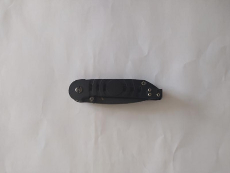 vendo navaja EXTREMA RATIO BF1td.
Longitud total 17 Cm.
Longitud hoja  8 Cm.
Casi, sin señales de uso.
No 02