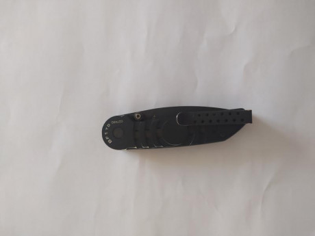 vendo navaja EXTREMA RATIO BF1td.
Longitud total 17 Cm.
Longitud hoja  8 Cm.
Casi, sin señales de uso.
No 01