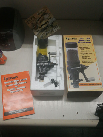 Dosificador lyman modelo 55 -
Precio 75€ + gasto de envío. 00