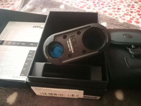 VENDIDO!!!


Totalmente nuevo a estrenar.Telémetro Sig Sauer Electro Optics Kilo 1800 6x22 con BDX
Con 00