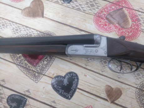 Se vende escopeta paralela calibre 16 marca Eusebio Arizaga 125 euros. 01