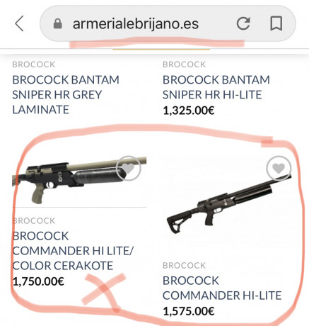 Vendo Brocock Commader Cerakote, cal ,22  prácticamente la estrenas, muy pocos disparos.
Solo 1.400,00 50