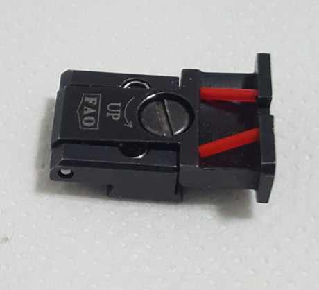    ***VENDIDA***  

Vendo alza para CZ75 de fibra de óptica y regulable en altura.

También cambiaría 02