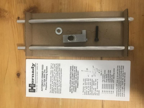 Buenas tardes vendo alimentador de pistones hornady para prensa hornady classic, esta prácticamente nuevo 00