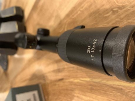 vendo este visor ,reticula 4A , es de carril y lleva instalada torreta balística , colocada en 2019

el 02