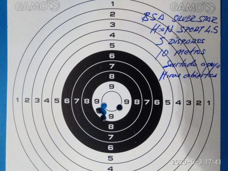 Bueno, para animar el foro un poco, propongo colgar fotos de dianas y arma usada para ello, pudiendo ser 150