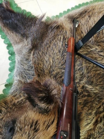 Extraordinario rifle con un cañon de 42 ctms,en un estado de conservación extraordinario, tanto estetica 11