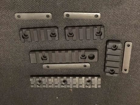 VENDIDOS Para customizar tus armas te propongo estos raíles que puedes acoplar en guardamanos, culatas, 01