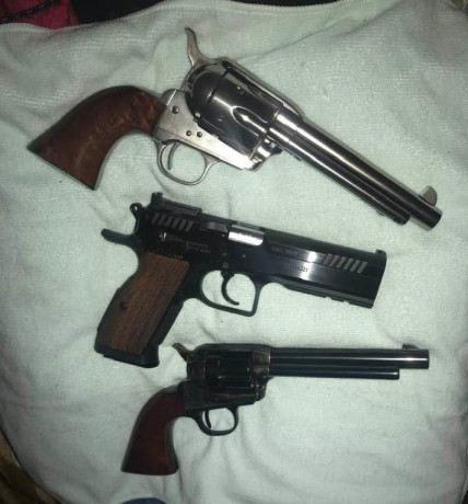 Eso compañeros Cambio Tafoglio Stock 3 negra .9mm por .22lr de precicion solo tire una caja, pero no voy 00
