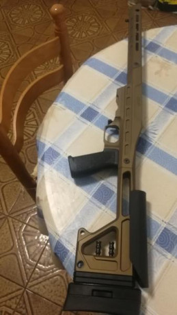 Buenas noches,

Pintar la culata y la acción de un rifle con Cerakote es algo habitual en los EEUU, sin 140