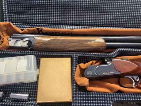 Vendo superpuesta KEMEN -T4 cañones de 71 recamara especial de 18,7 de Brileis 5 dos juegos de culatas 12