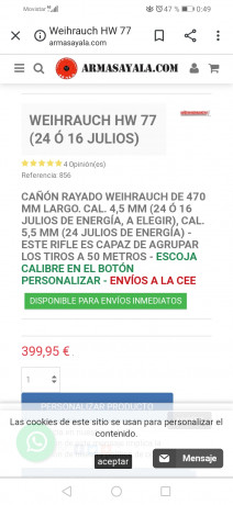 Hola a todos!! 
Me presento, soy nuevo en el foro. Llevo unos días leyendo hilos sobre diferentes armas, 00