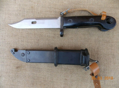 Hola, voy a comprar una bayoneta Kalashnikov, TIPO 1 y me gustaría saber:
1. ¿Cual es su país de procedencia?
2. 02