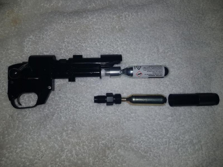   Carabina co2 modelo 286 rifle cerrojo co2 de balines calibre 4.5/177   Hola a todos,os presento mi trabajo 02