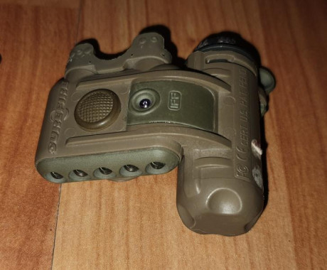 Linterna de casco Surefire HL-1. 3 led blancos, 2 led rojos. Con luz IFF inflarroja. Incluye adaptador 01