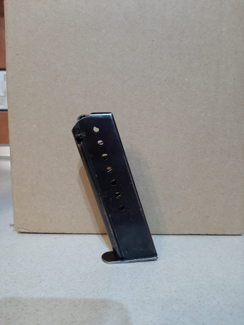 Hola...vendo cargador walther P38 del 9mm en buen estado, también cambiaría por cargador de pistola Star 01