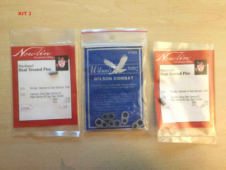 VENDIDOS¡¡

Recambios varios para pistola M1911 y similares, usados y nuevos, de todo un poco.

* Kit 01