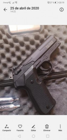 Se vende pistola de aire comprimido del 4,5
Maraca y modelo, gamo Pt 80 4,5 nueva comprada hace años y 00
