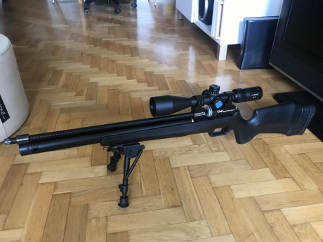 Hola , por falta de uso vendo fx typhoon 4.5 muy precisa.Se la compré a un compañero del foro hace unos 12