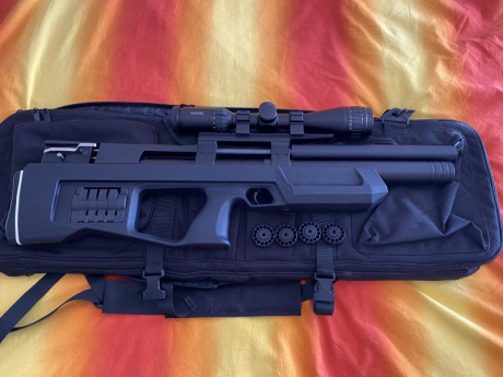 Con todo el pesar vendo esta Kalibrgun Cricket calibre 5,5, culata sintética, para financiar otro proyecto. 00