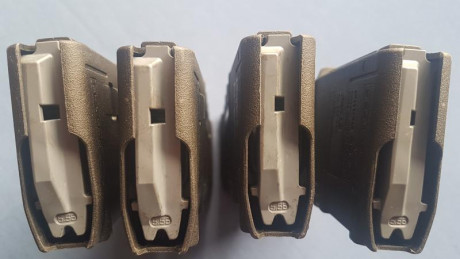 Hola,
 Vendo cargadores para plataforma AR, 223/222/300 Black out, marca Magpul, modelo Gen M3 con ventana, 02