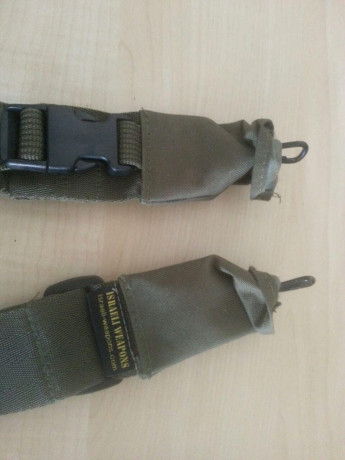 Vendo  estas 4 correas de arma larga, dos correas de dos puntos de Israeli weapons (IWI) y una correa 00