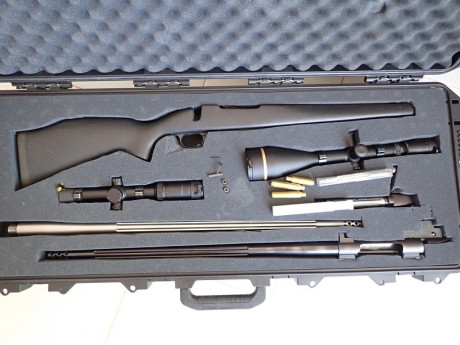 Un compañero y por motivos personales, pone a la venta todo su arsenal de rifles y escopetas. Ni que decir 62