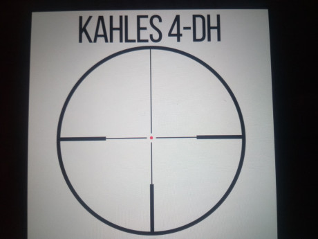 Se vende visor Khales Helia5 de 1-5X24. Visor de batida. Retícula iluminada en segundo plano, regulable 10