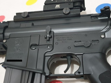 ...Vendo carabina Colt m4 ops de walther. En muy buen estado, con 1 cargador de 10 y 3 de 30 "coleccion". 102