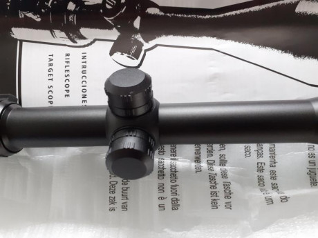 Visor especial field target  o  carabina 22 lr  de  8-32x50  modelo tactical , reticula mill dot, corrige 02