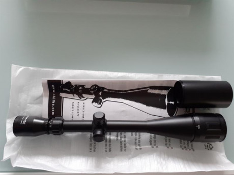 Visor especial field target  o  carabina 22 lr  de  8-32x50  modelo tactical , reticula mill dot, corrige 01