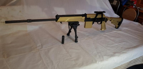 Se vende SAIGA 410/76 Magnun Semiautomatica replica AK Culata retractil, Tapco USA , polichoque del 3 02