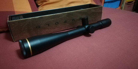 Vendo visor Leupold competition 35x45 en perfecto estado como se puede apreciar en las fotos. Retícula 01