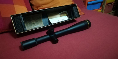 Vendo visor Leupold competition 35x45 en perfecto estado como se puede apreciar en las fotos. Retícula 00