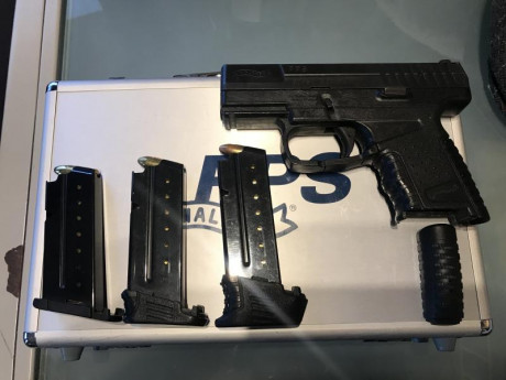 Por jubilación como policia local vendo mi arma particular.
WALTHER PPS 9 mm parabellum en perfecto estado 00